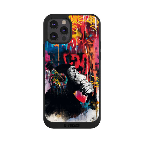 Apple iPhone 12 Pro NIVOpure Chimp Blue Streetart