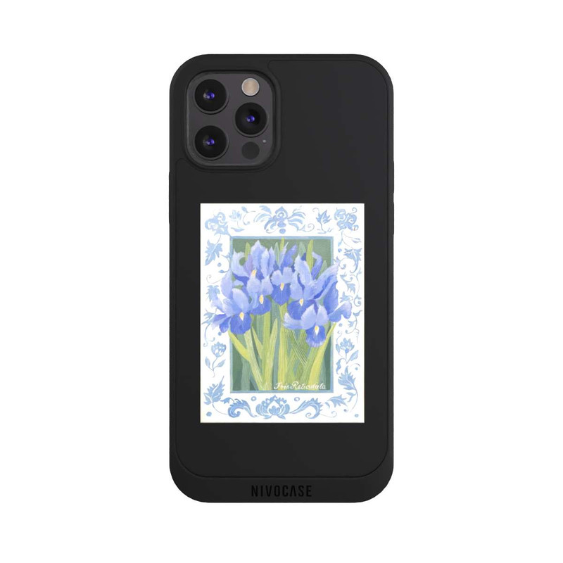 iPhone 12 Pro NIVOpure Blue Iris, by Jennifer Abbott