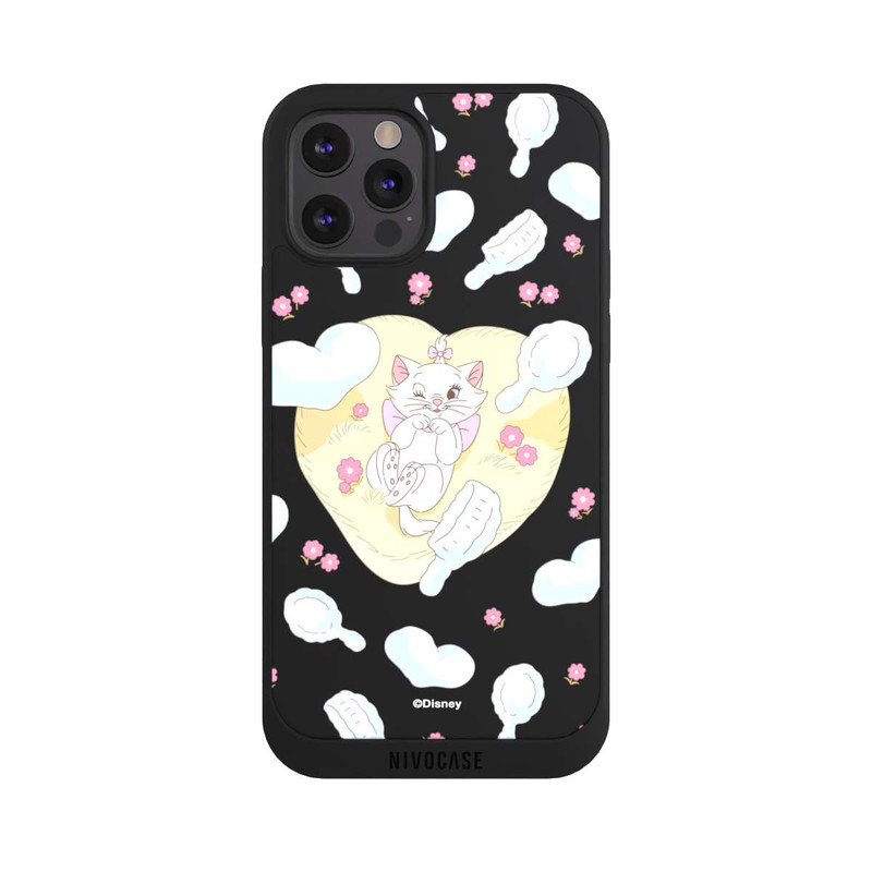 iPhone 12 Pro NIVOpure Aristocats Marie Herzen Gelb Transparent