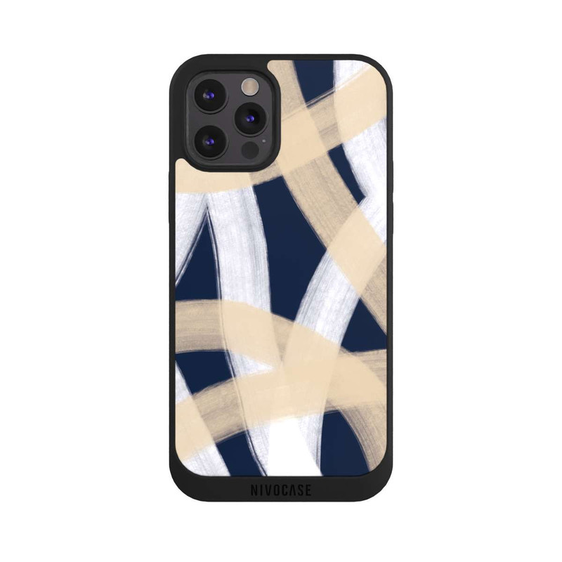 iPhone 12 Pro NIVOpure Laced Up Beije Blue