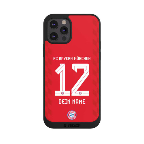 Apple iPhone 12 Pro NIVOpure FC Bayern München Trikot Personalisierbar 25-26