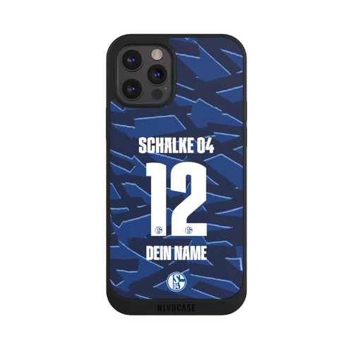 Apple iPhone 12 Pro NIVOpure Schalke 04 Trikot Personalisierbar 25-26