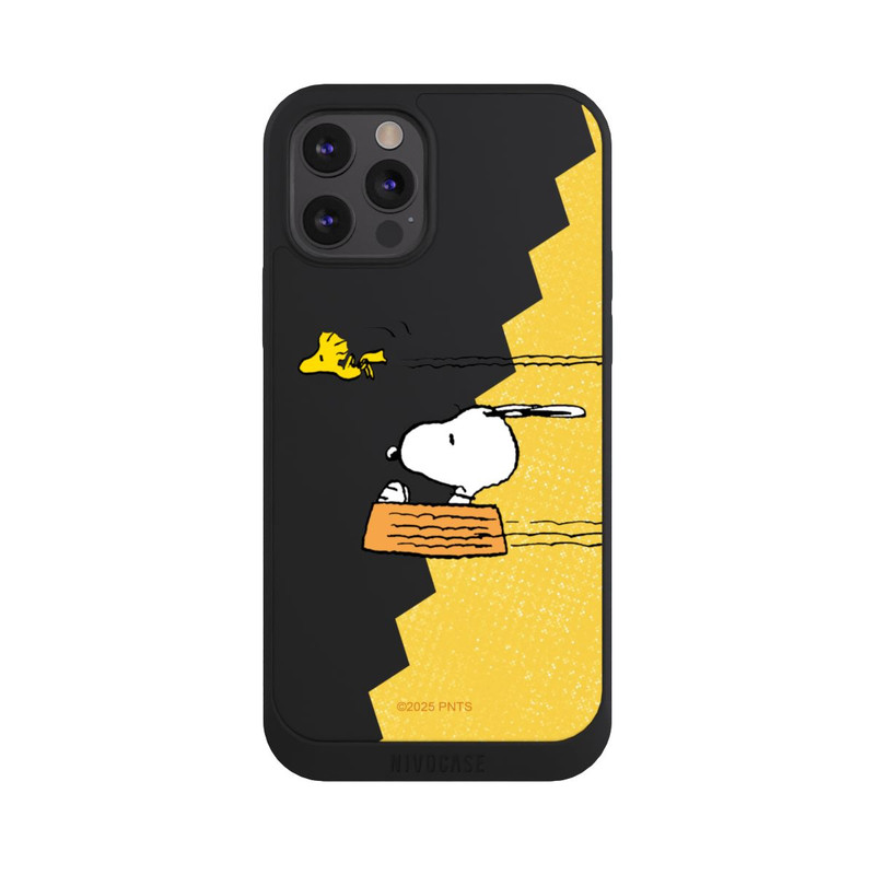 iPhone 12 Pro NIVOpure Peanuts-Snoopy und Woodstock Transparent