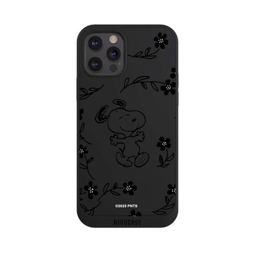 Apple iPhone 12 Pro NIVOpure Snoopy und Flowers Transparent