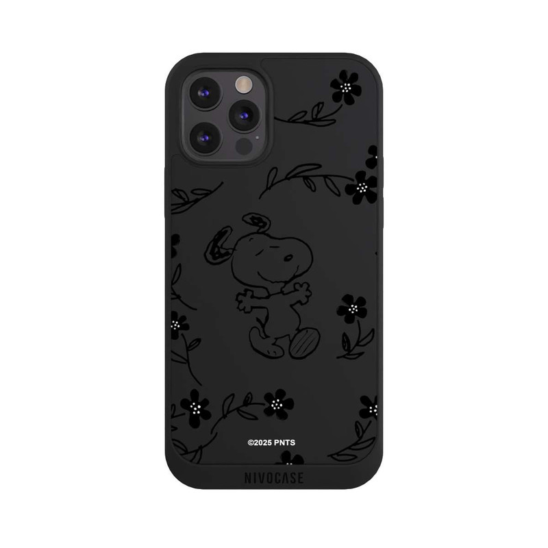 iPhone 12 Pro NIVOpure Snoopy und Flowers Transparent