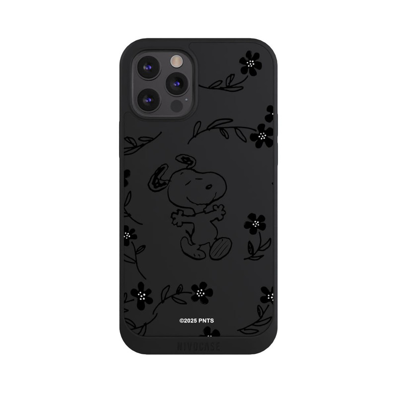 iPhone 12 Pro NIVOpure Snoopy und Flowers Transparent