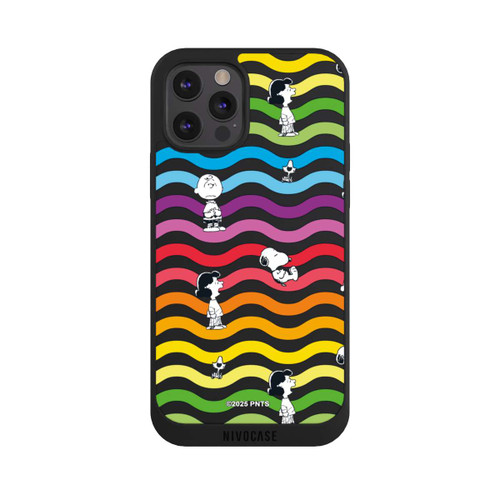 Apple iPhone 12 Pro NIVOpure Snoopy Pattern Rainbow Transparent
