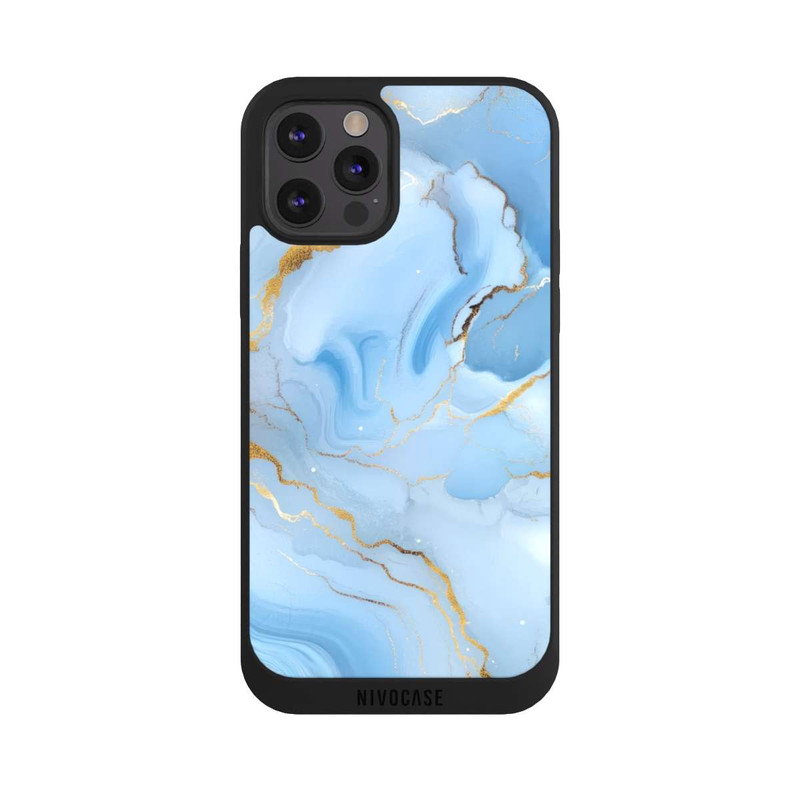 iPhone 12 Pro NIVOpure Blauer Marmor