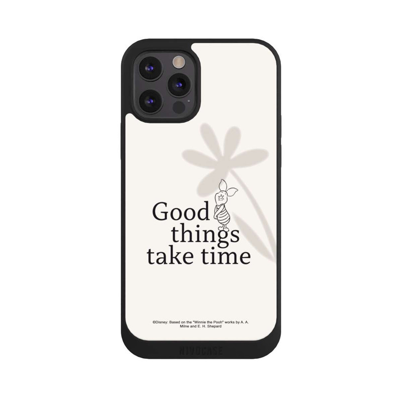 iPhone 12 Pro NIVOpure Good Things Take time Piglet