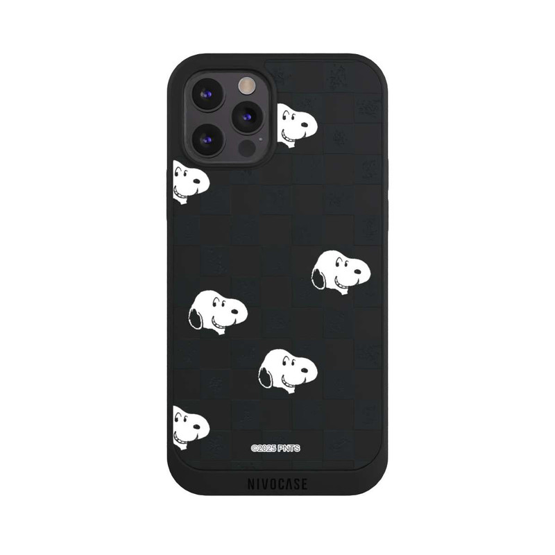 iPhone 12 Pro NIVOpure Snoopy Checked Pattern