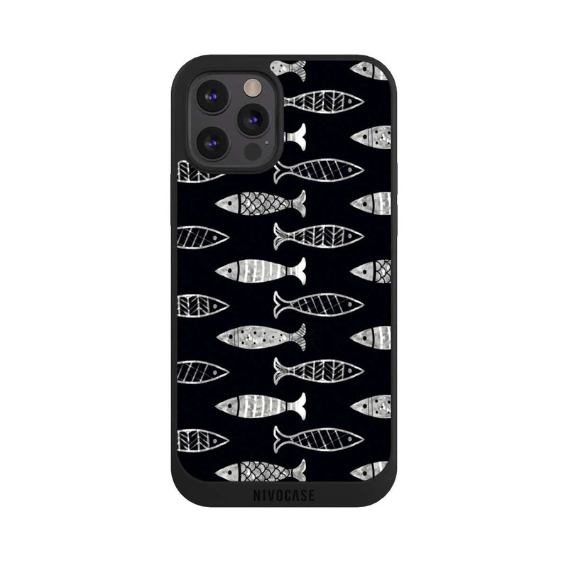 iPhone 12 Pro NIVOpure Black Fishy Theme