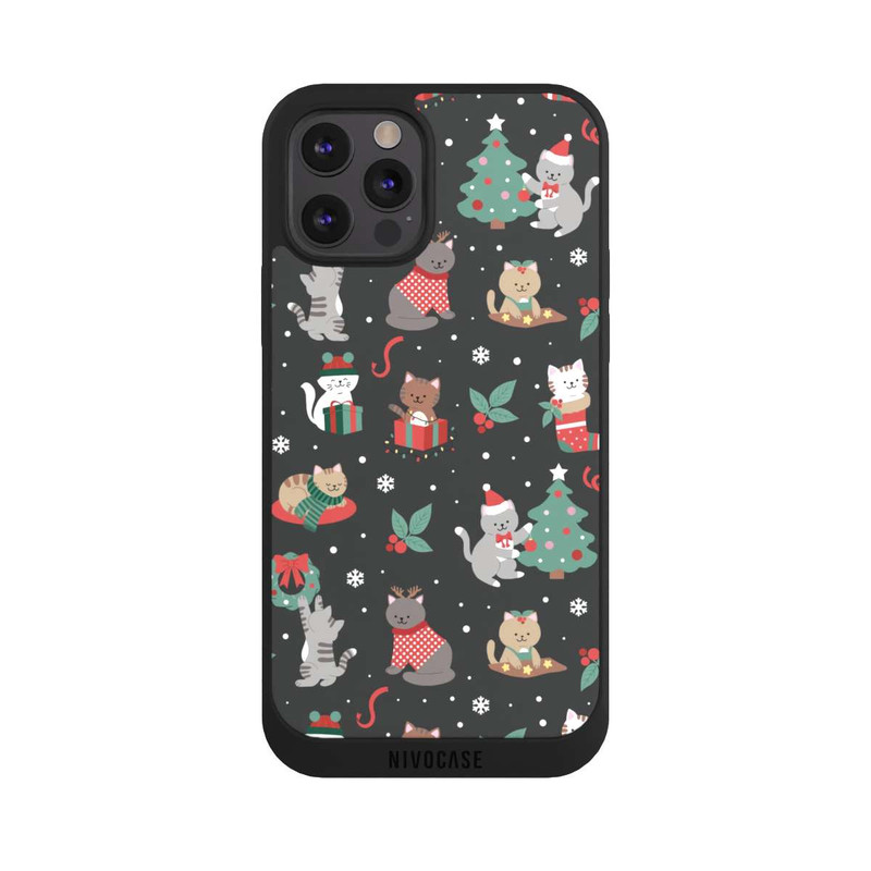 iPhone 12 Pro NIVOpure Weihnachtliche Kätzchen