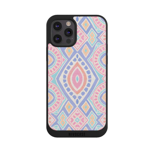 Apple iPhone 12 Pro NIVOpure Boho Geometric Mosaic Intricate Tribal Design