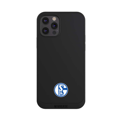 Apple iPhone 12 Pro NIVOpure FC Schalke 04 Logo Klein Transparent