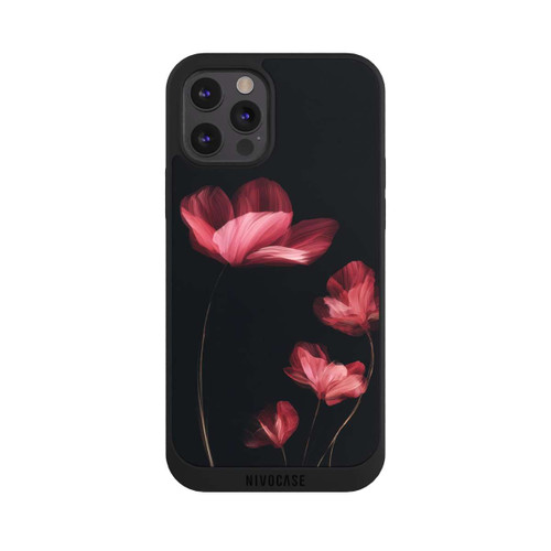 Apple iPhone 12 Pro NIVOpure Noir Burgundy Bloom