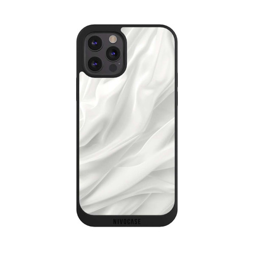 Apple iPhone 12 Pro NIVOpure Weiße Seidenmatte Textur mit KI