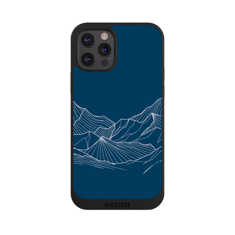 iPhone 12 Pro NIVOpure Konturlinien des Blue Mountain