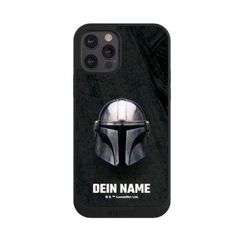Apple iPhone 12 Pro NIVOpure Star Wars Mandalorian Black Helmet Personalisierbar