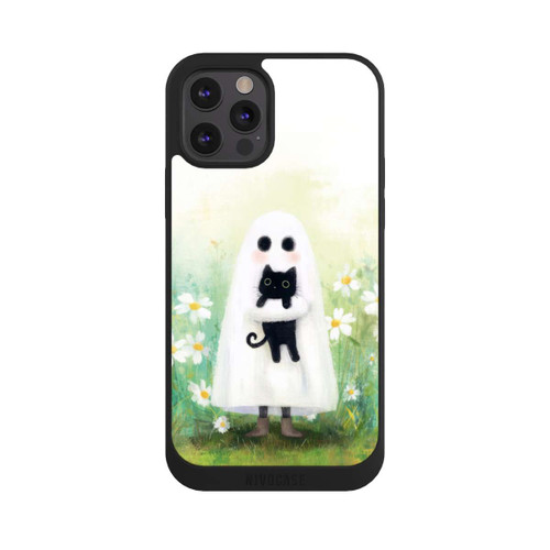 Apple iPhone 12 Pro NIVOpure Geist und Katze Halloween mit KI