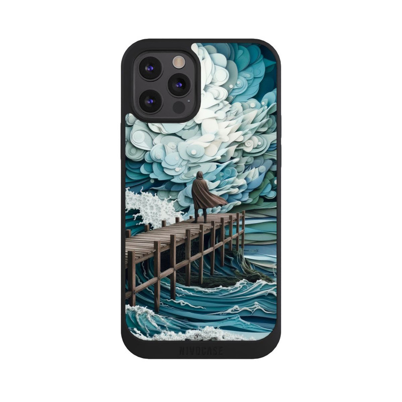 iPhone 12 Pro NIVOpure Stürmische See mit KI