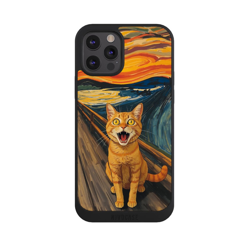 iPhone 12 Pro NIVOpure The Scream Cat with AI