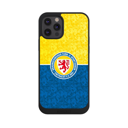 Apple iPhone 12 Pro NIVOpure Eintracht Braunschweig Löwenmuster Gelb-Blau