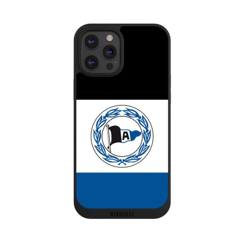 Apple iPhone 12 Pro Max NIVOpure Arminia Bielefeld Schwarz Weiss Blau