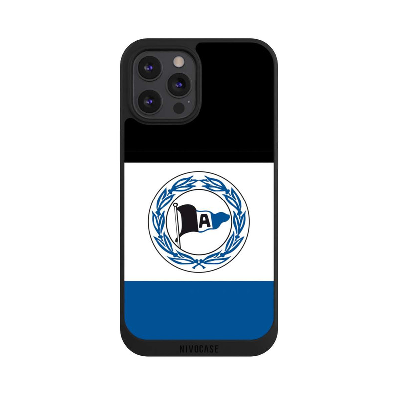 iPhone 12 Pro Max NIVOpure Arminia Bielefeld Schwarz Weiss Blau