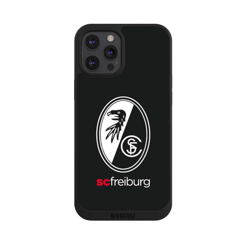 Apple iPhone 12 Pro Max NIVOpure SC Freiburg Wappen Schwarz