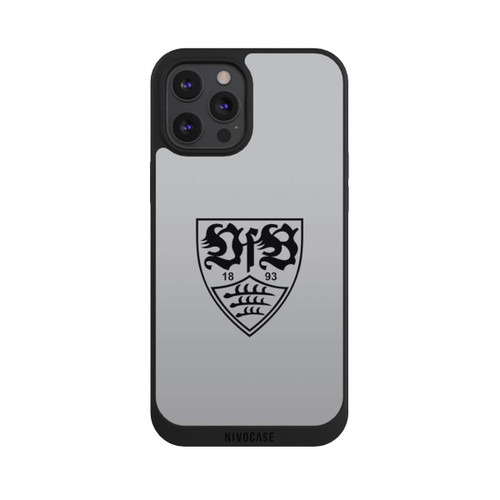 Apple iPhone 12 Pro Max NIVOpure VfB Stuttgart Wappen Grau