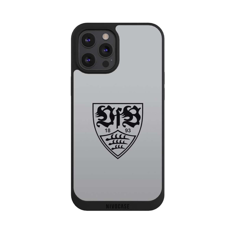 iPhone 12 Pro Max NIVOpure VfB Stuttgart Wappen Grau