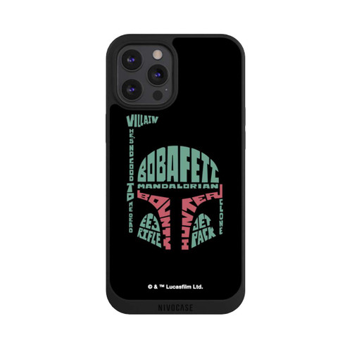 Apple iPhone 12 Pro Max NIVOpure Boba Fett Typo Grafisch
