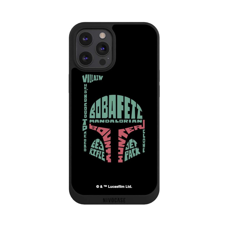 iPhone 12 Pro Max NIVOpure Boba Fett Typo Graphique