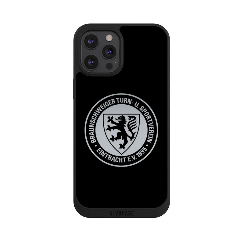 iPhone 12 Pro Max NIVOpure Eintracht Braunschweig Schwarz Silber
