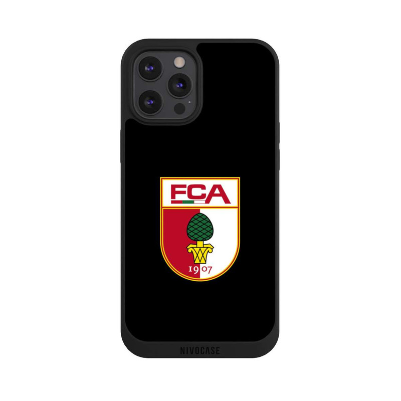 iPhone 12 Pro Max NIVOpure FC Augsburg Schwarz