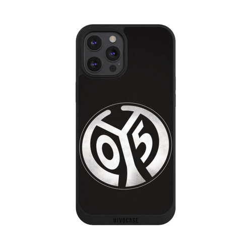 Apple iPhone 12 Pro Max NIVOpure Mainz 05 Schwarz Grunge