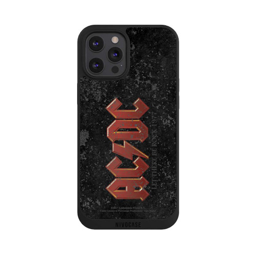 Apple iPhone 12 Pro Max NIVOpure ACDC Let There Be Rock Anthrazit