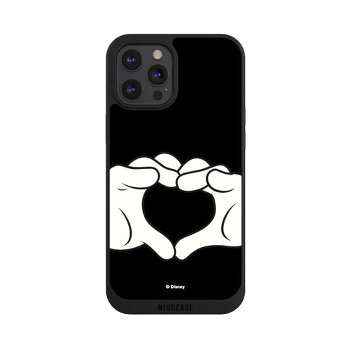 Apple iPhone 12 Pro Max NIVOpure Cœur Mains Mickey et Minnie