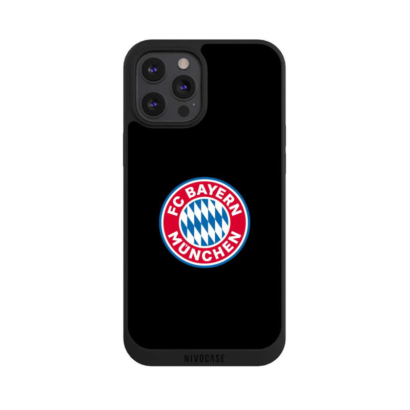 iPhone 12 Pro Max NIVOpure FCB Logo auf Schwarz