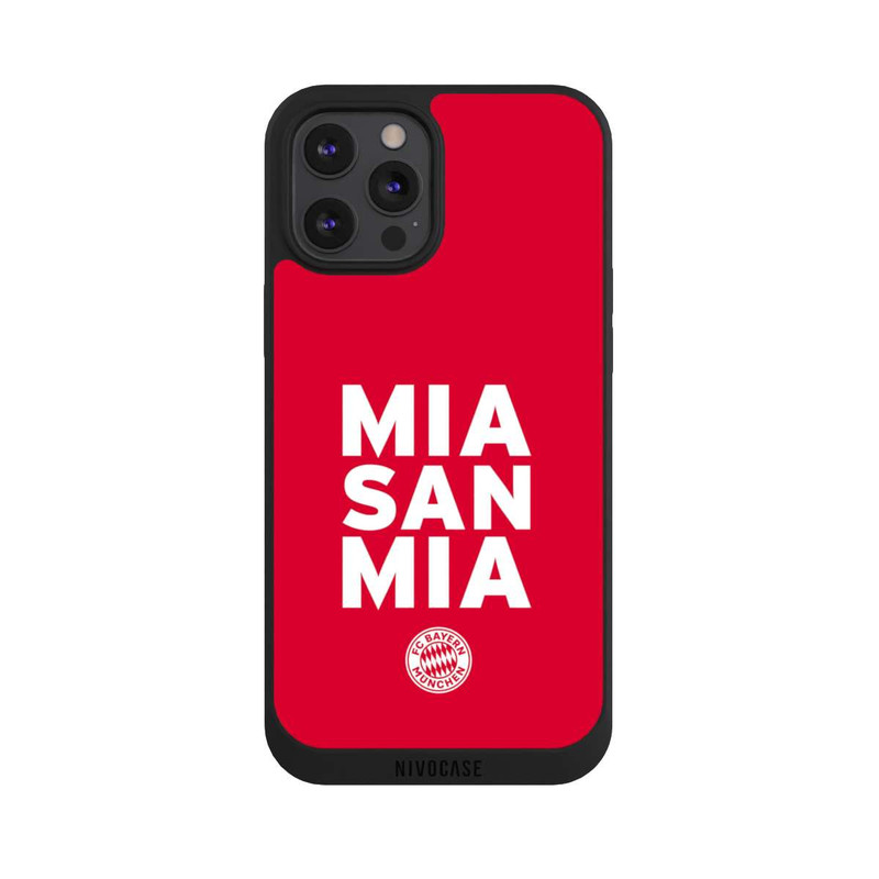 iPhone 12 Pro Max NIVOpure Mia San Mia FCB red
