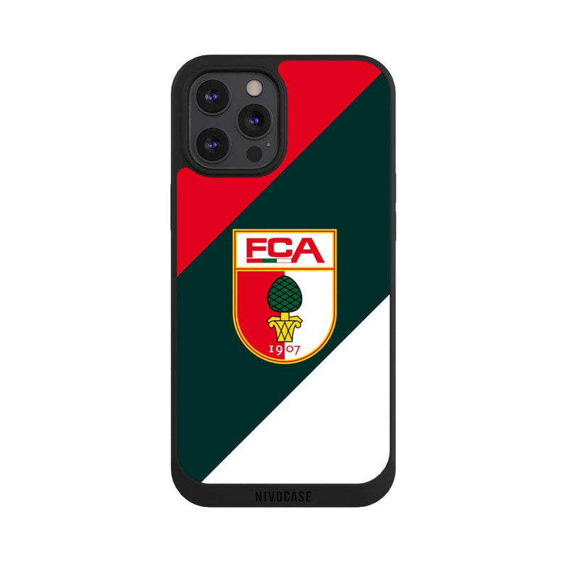 iPhone 12 Pro Max NIVOpure Weiß-Rot-Gestreift - FCA