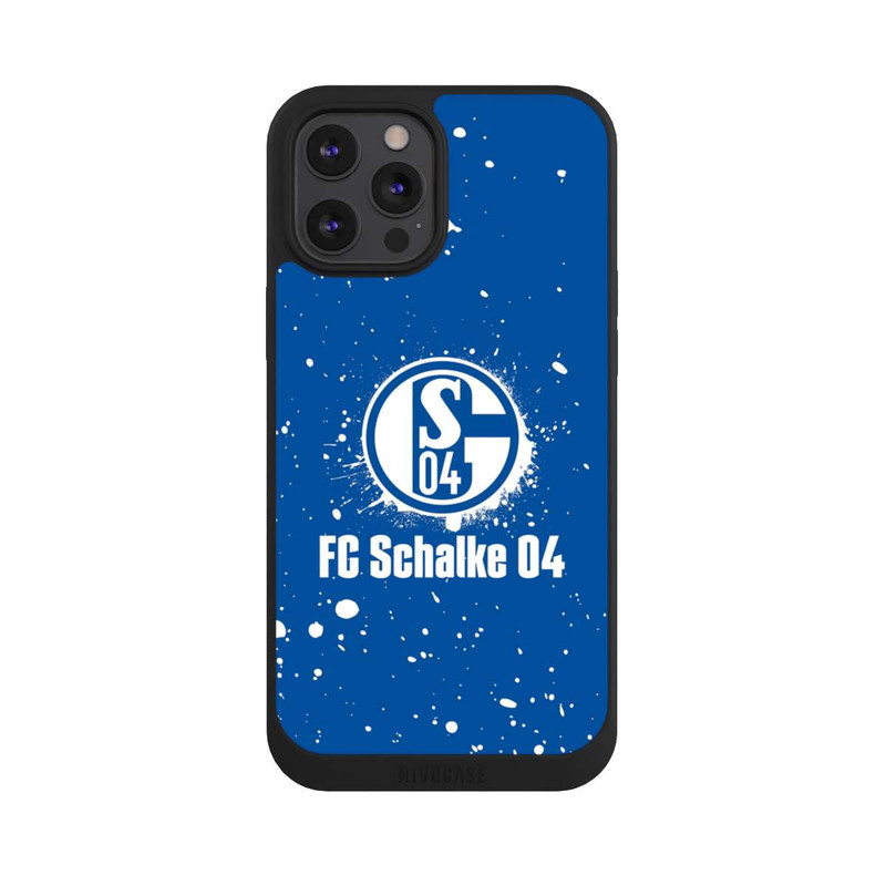 iPhone 12 Pro Max NIVOpure Schalke 04 - Spraylogo