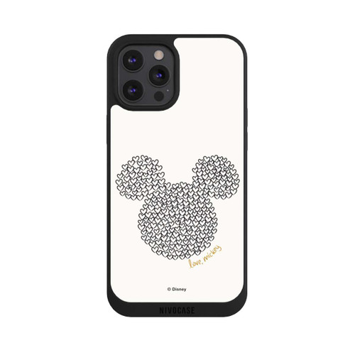 Apple iPhone 12 Pro Max NIVOpure Mickey Noir et Blanc