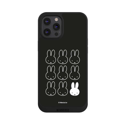 Apple iPhone 12 Pro Max NIVOpure Miffy Noir et Blanc