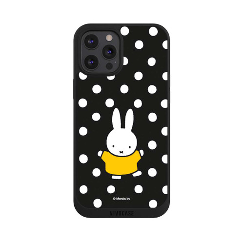 Apple iPhone 12 Pro Max NIVOpure Miffy Pois Blancs