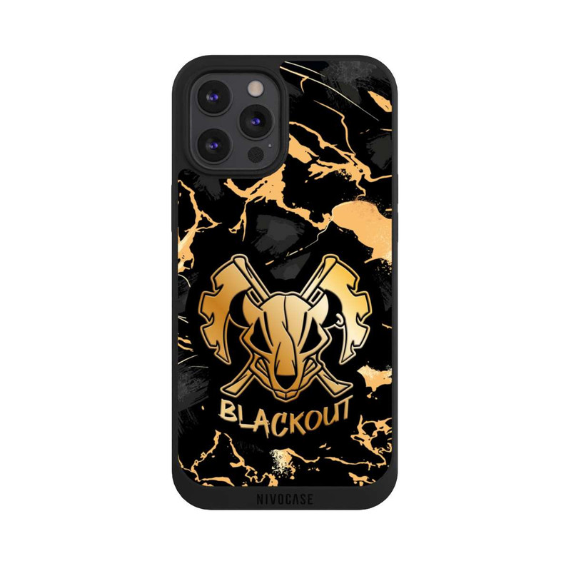 iPhone 12 Pro Max NIVOpure Marble Gold Logo