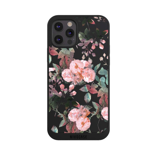 Apple iPhone 12 Pro Max NIVOpure Roses aquarelles