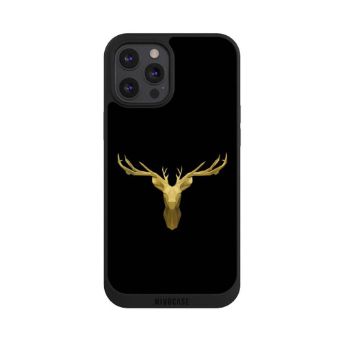 Apple iPhone 12 Pro Max NIVOpure Gold Reindeer Head
