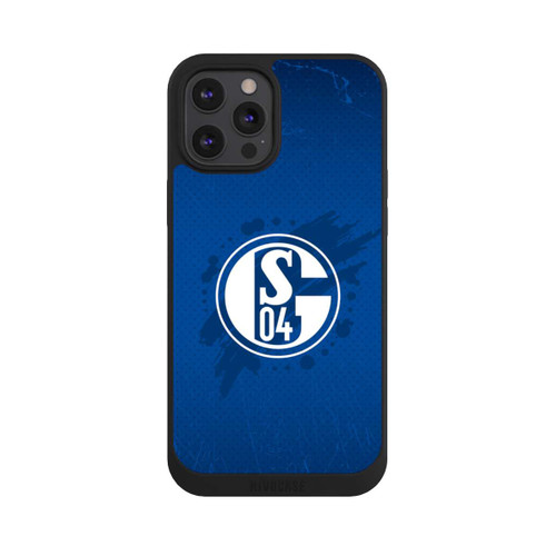 Apple iPhone 12 Pro Max NIVOpure Schalke 04 Farbe Fleck Blau