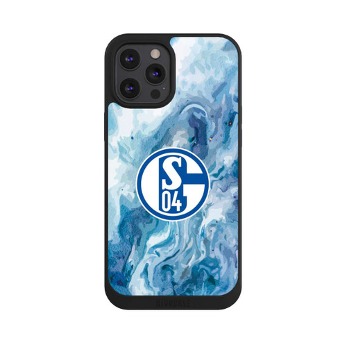 Apple iPhone 12 Pro Max NIVOpure Schalke 04 Flüssig Blau